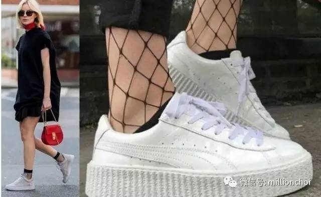 时尚潮流演变下的渔网袜搭配鞋风潮